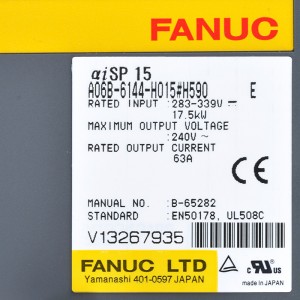 Fanuc anatoa A06B-6144-H015#H590 Fanuc aiSP 15