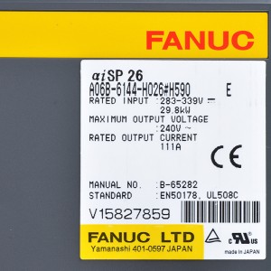 Unità Fanuc A06B-6144-H026#H590 Fanuc aiSP 26