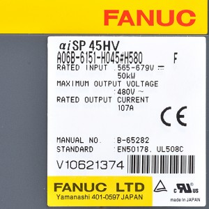 Fanuc drives A06B-6151-H045#H580 Fanuc aisp 45HV