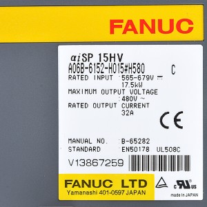 Anatoa za Fanuc A06B-6152-H015#H580 Fanuc aisp 15HV