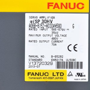 Fanuc drive A06B-6152-H030#H580 Fanuc aisp 30HV