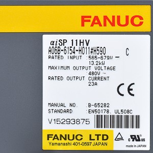 Fanuc drive A06B-6154-H011#H590 Fanuc aisp 11HV