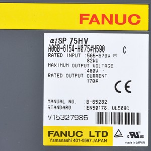 Fanuc fiert A06B-6154-H075#H590 Fanuc aisp 75HV