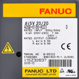 Fanuc disklari A06B-6166-H201 Fanuc BiSV 20/20