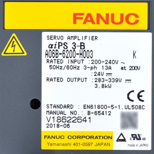 A06B-6200-H003 Fanuc servo amplificantis aiPS 3-B