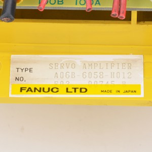Fanuc ជំរុញ servo amplifier A06B-6058-H007, A06B-6058-011, A06B-6058-012, A06B-6058-023