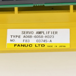 A Fanuc szervoerősítőt hajt meg A06B-6058-H301, A06B-6058-304, A06B-6058-321, A06B-6058-322, A06B-6058-323