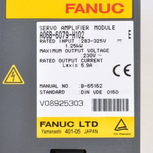 Fanuc सर्वो एम्पलीफायर मौडल A06B-6079-H101 fanuc ड्राइव A06B-6079-H102，A06B-6079-H103，A06B-6079-H104，A06B-6079-H105