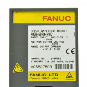 Module ya amplifier ya Fanuc servo A06B-6079-H101 viendeshi vya fanuc A06B-6079-H102，A06B-6079-H103，A06B-6079-H104，A06B-6079-H105