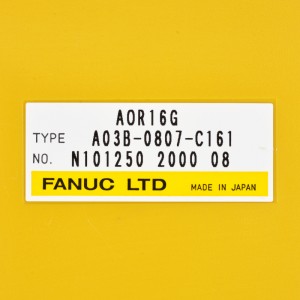 Fanuc I/O A03B-0807-C161 fanuc AOR16G πρωτότυπο κατασκευασμένο στην Ιαπωνία