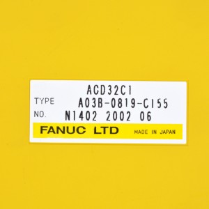 Fanuc I / O A03B-0819-C155 fanuc ACD32C1 أصلي صنع في اليابان