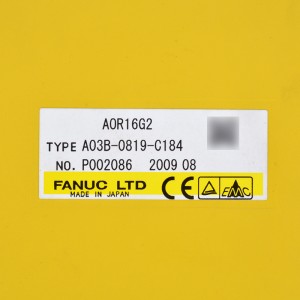 Fanuc I/O A03B-0819-C184 fanuc ACR16G2 அசல் ஜப்பானில் தயாரிக்கப்பட்டது