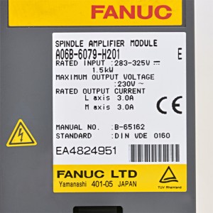 Moduli ya amplifier ya Fanuc servo A06B-6079-H201 viendeshi vya fanuc A06B-6079-H202,A06B-6079-H203,A06B-6079-H204,A06B-6079-H205
