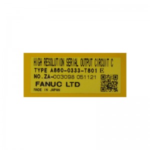 Japan gwreiddiol fanuc cydraniad uchel cyfresol cylched allbwn A860-0333-T801