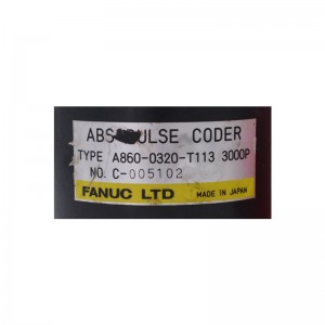 Japan gwreiddiol fanuc modur pulsecoder A860-0320-T113