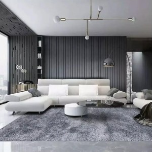 Modern design nylon grijze handgetufte tapijten