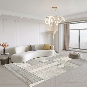 Alfombra nórdica de deseño moderno ultra suave Wilton para sala de estar