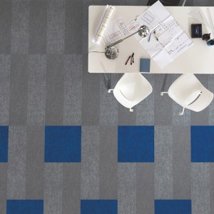 50 cm x 50 cm koningsblauwe moderne tapijttegels voor thuis of op kantoor