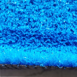 Custome 20mm 25mm 30mm 35mm 40mm Blue Artificial Grass for Landscaping