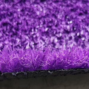 Custome 20mm 25mm 30mm 35mm 40mm Purple Carpet Grass Artificial for Kindergarten Playground