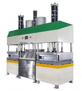 Dry-2017 Máquina de fabricación de vajilla de moldeo de pulpa de placas de papel desbotables semiautomática biodegradable