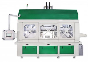 SD-P09 Automatik Sepenuhnya Biodegradasi Tebu Bagasse Pulp Molding Mesin Pembuat Pembungkusan Bekas Makanan
