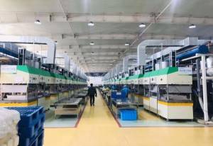 Dry-2017 Macchina per la produzione di stoviglie monouso biodegradabile semiautomatica per stampaggio polpa di pasta di carta