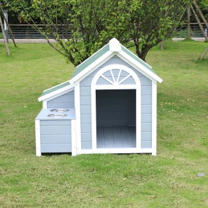 Chinese Fir Material Factory OEM yangaphandle Dog House House Kennel