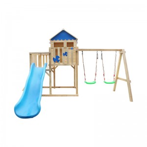 Segondè Pèfòmans Lachin Faktori Pri Gwo Kids Outdoor Playground Slide