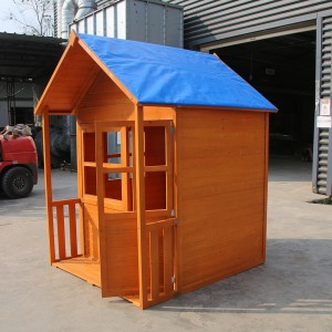 Търговия на едро с дървена детска къща Cubby Playhouse Голяма детска къща за игра Дървена детска къща за игра на открито