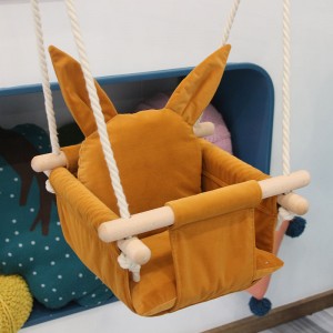 Kursi hammock bayi gantung njero ruangan kursi ayunan balita kanthi laporan tes CE lan ASTM