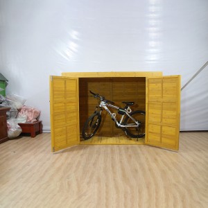 Εξατομικευμένα ξύλινα υπόστεγα ποδηλάτων σε διάφορα χρώματα και μεγέθη