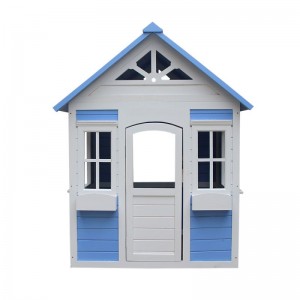 Promosi Best Quality Barudak Kids outdoor Cubby House badag multifunctional méwah kayu Playhouse