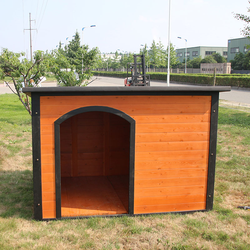 Σπίτι ρείθρων για κατοικίδια για σκύλους εξωτερικού χώρου Solid Wood Factory OEM