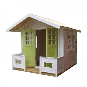 ຍອດຂາຍ Kids Timber Cubby House playhouses ໄມ້