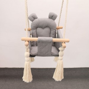Manufacturing Companies for Grey Mud Kitchen - Wooden Baby Swing Indoor and Outdoor – Senxinyuan