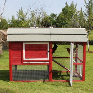 Houten Bunny Cages House foar Raised Pet Animal Indoor & Outdoor read
