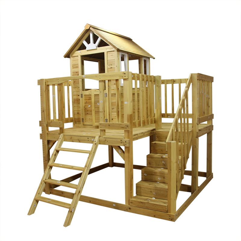популярна евтина детска къща за игра, дървена кубинка