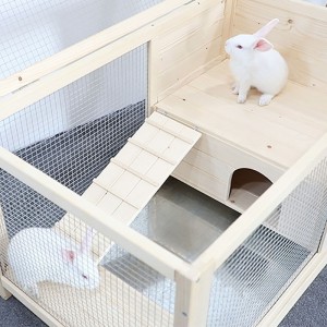 Horúci predaj Čína Luxusné kvalitné drevené kurníky Drevená klietka pre králiky s lacnou cenou