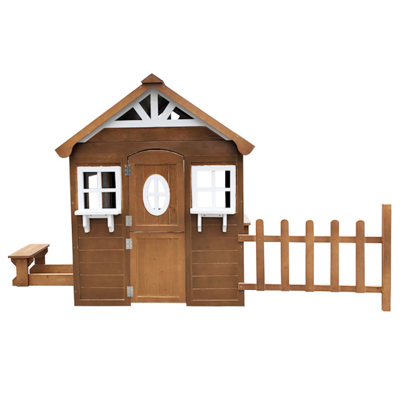 Vrt Drvena kućica za igru ​​Dječji vrtić Velika kućica igračaka na otvorenom Zabavni park