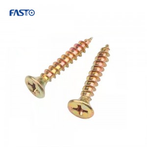 China Double Pozi Countersunk Tornillos Spax Screws/Chipboard Screw