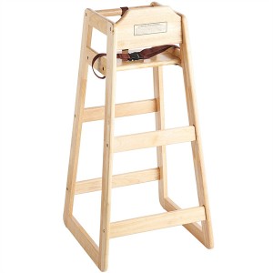 Stacking Restaurant Wooden Pub Height High Chair