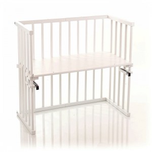 Wooden Baby Sleeper Bed Attached to Parents’ Bed