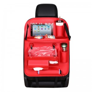 OEM Wholesale Car Backseat Organizers Suppliers - PU Leather Premium Car SeatBack Organizer Travel Accessories – Fuchefang