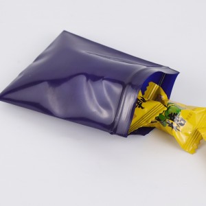 Paʻi maʻamau i paʻi ʻia ʻo mylar smell proof stand up pouch candy food packaging 3.5g mylar ziplock bag