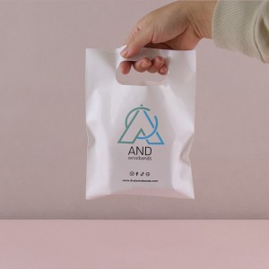 Miljøvennlig Billig Hvit Plast Handlepose