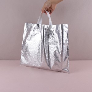 Çanta për blerje në modë me ndjesi metalike me cilësi të lartë