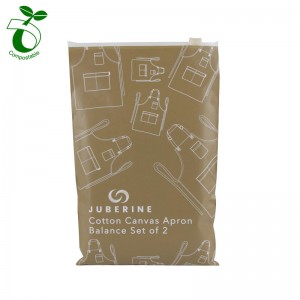Emballage de sac à fermeture éclair mat compostable Cornstrach