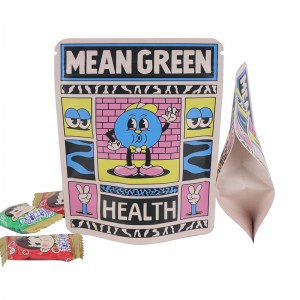 gred makanan tersuai mesra alam zip boleh diguna semula berdiri plastik campuran panggang kantung gajus pembungkus kacang kacang pembungkusan beg snek