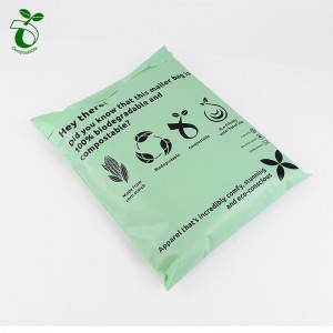 ໂລໂກ້ທີ່ກໍາຫນົດເອງ eco friendly biodegradable plastic poly mailer courier ຖົງການຂົນສົ່ງສໍາລັບຖົງ envelop ເຄື່ອງນຸ່ງຫົ່ມ
